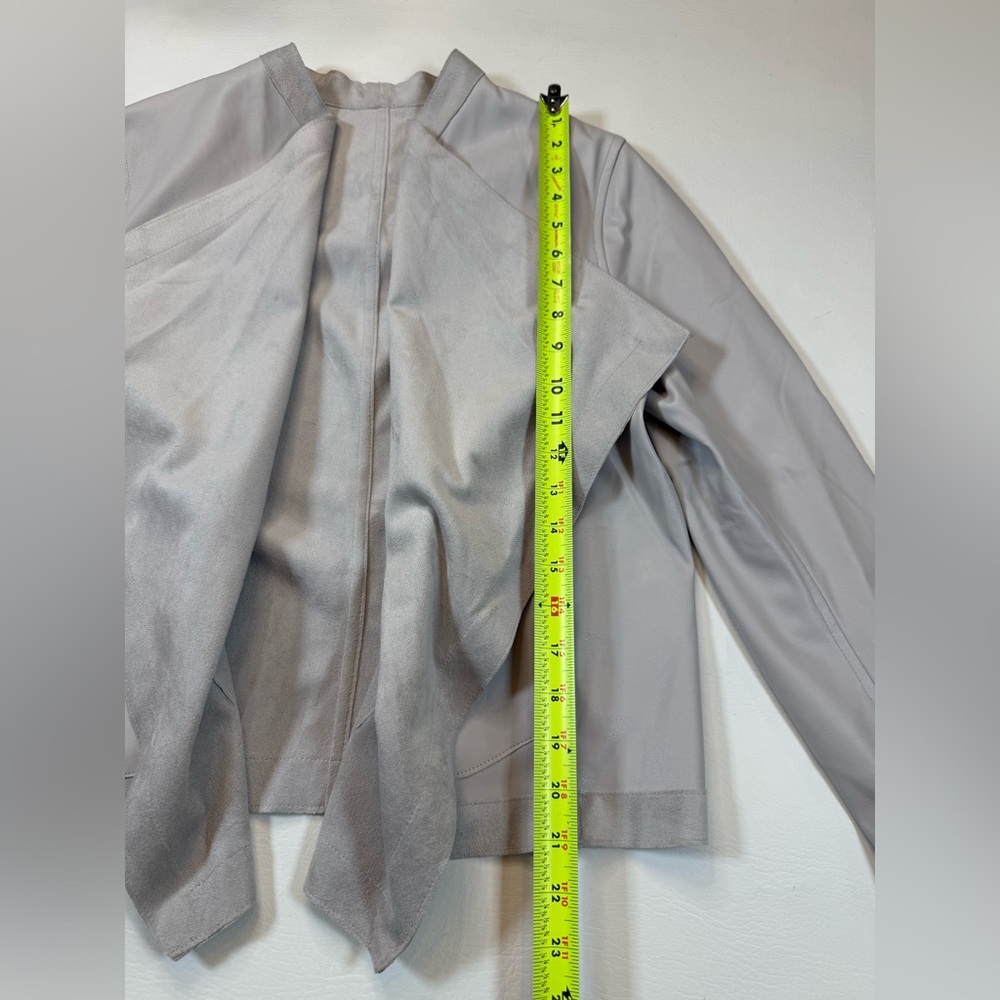 BB Dakota Harper Soft Leather Jacket medium gray reversible (bin GG53) - Picture 10 of 10